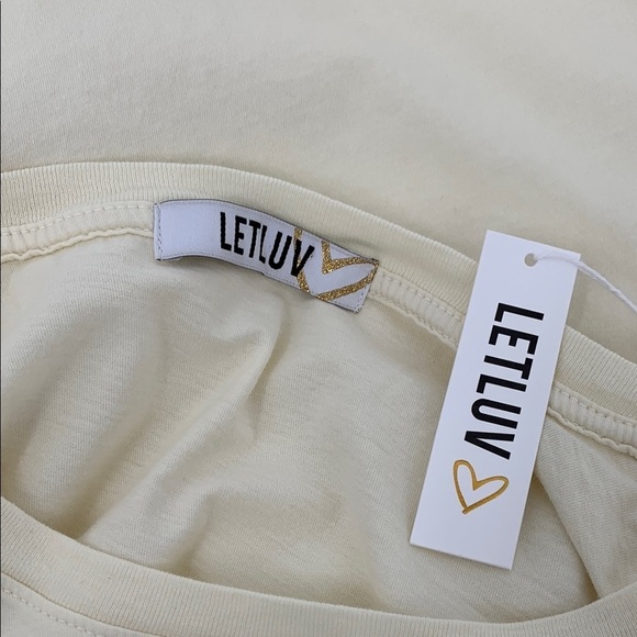 Let Luv Foo Fighters graphic tee t-shirt shirt cotton cream music blue new XS - Picture 4 of 6